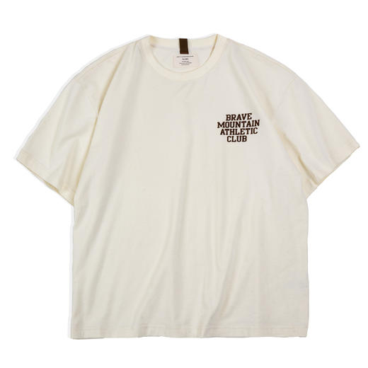 马登工装 美式休闲马卡龙色短袖t恤植绒字母印花全棉圆领体恤男夏 商品图7