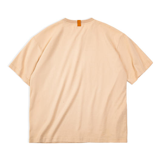 马登工装 美式休闲马卡龙色短袖t恤植绒字母印花全棉圆领体恤男夏 商品图8