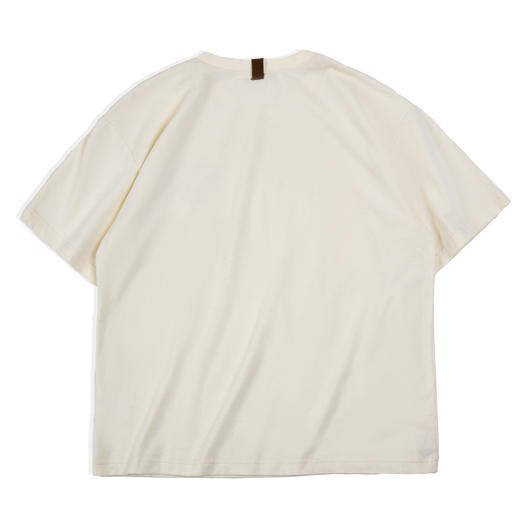 马登工装 美式休闲马卡龙色短袖t恤植绒字母印花全棉圆领体恤男夏 商品图6