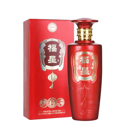 [金六福福星名匠]40.8度-配制酒500ml×6瓶白酒整箱 商品图4