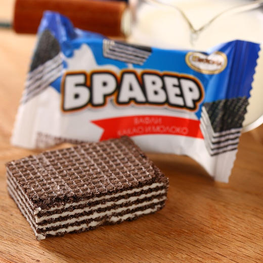 俄罗斯阿孔特菲利莫威化饼干/冰淇淋味威化饼干82g 浓郁酥脆醇香甜蜜独立包装 152440/152441 商品图2