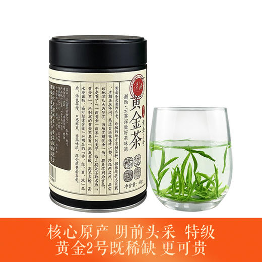 绿茶 | 潇湘 2026年新茶  明前头采保靖黄金茶2号特级60g 商品图0