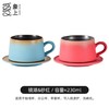 象上情侣咖啡杯高档小精致手工陶瓷杯子办公室拿铁杯咖啡杯碟套装 商品缩略图1