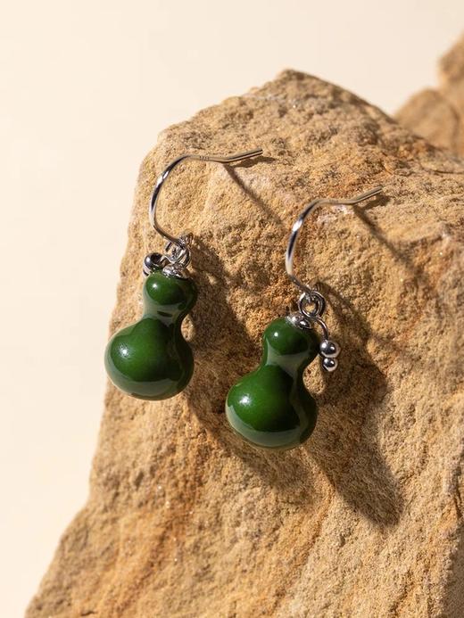 凡华造物原创福禄925银耳钉小众气质耳环女高级感新款百搭耳饰福禄925银耳环FH 商品图2