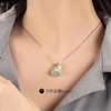 凡华造物莲蓬项链女生925银小众设计陶瓷吊坠925轻奢高级感锁骨链莲蓬925银吊坠 商品缩略图4