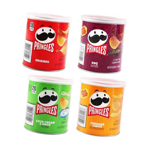 品客薯片40克罐装系列  原味 奶酪味 BBQ烧烤风味 酸奶油洋葱味 商品图0