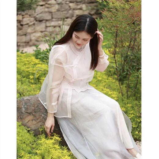 【线上专属】中式无袖马甲（23704223-山矾B194） 商品图8