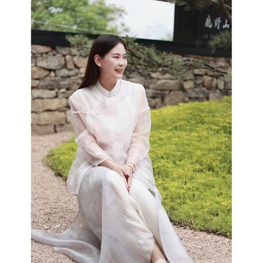 【线上专属】中式无袖马甲（23704223-山矾B194） 商品图6