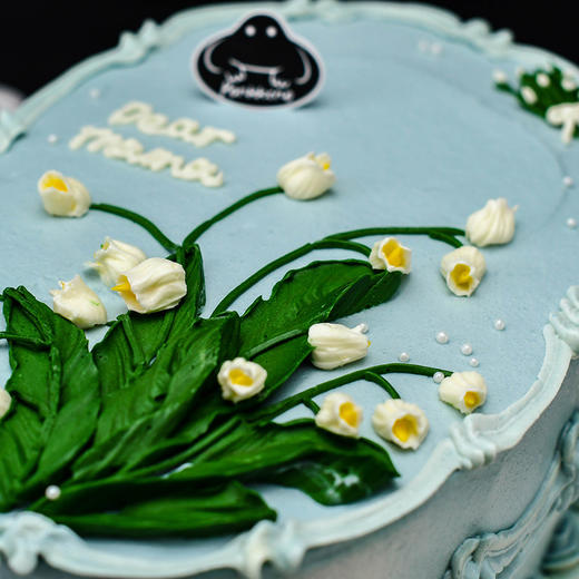 铃兰手绘奶油蛋糕 商品图1