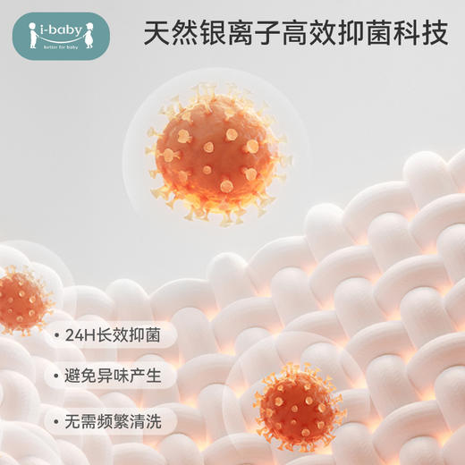 ibaby×outlast太空科技恒温婴儿洗漱巾银离子吸水家用儿童小毛圈洗漱毛巾 商品图1