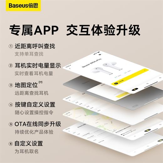 【9月秒杀】倍思 Bowie系列 W04+Pro TWS真无线蓝牙耳机 商品图5