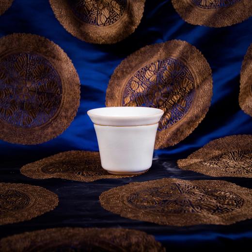 【特惠6折】元本道开片可养象牙白汝窑茶具套组家用中式巨轮壶套组竹节杯 商品图4