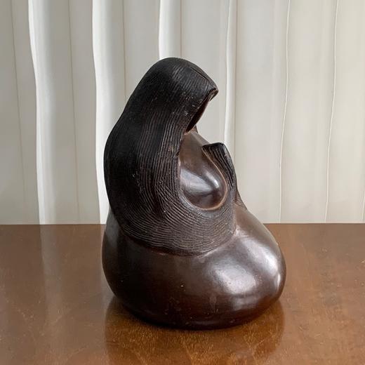 【苏州】Vintage1990s秘鲁安第斯艺术陶器祈祷的女子像雕塑AU144 商品图1