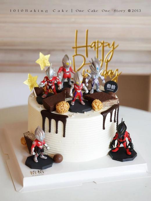 「超人奥特曼·经典版」100%动物奶油（附图6寸·提前5小时预订） 商品图1