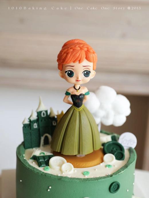 「冰雪奇缘·安娜公主」100%动物奶油（附图6寸·提前48小时预订） 商品图3