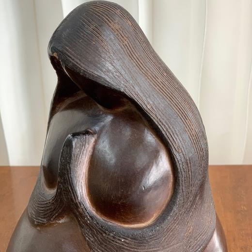 【苏州】Vintage1990s秘鲁安第斯艺术陶器祈祷的女子像雕塑AU144 商品图3