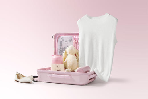 银座 X HELLO KITTY 联名系列时尚潮流 20寸拉链登机箱6730L 商品图5