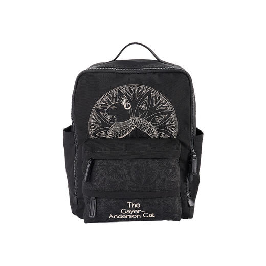 大英博物馆盖亚·安德森猫系列 刺绣大容量休闲双肩包 商品图4