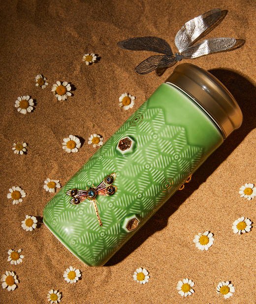 吉星元素蜻投意合随身杯双层330ml 商品图1