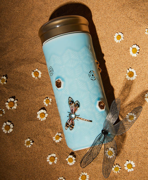 吉星元素蜻投意合随身杯双层330ml 商品图0