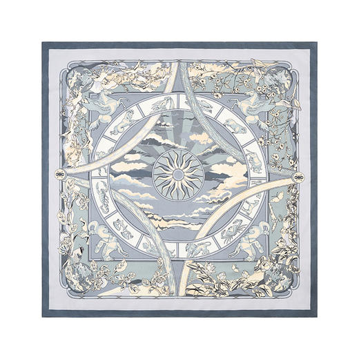 万事利“四时景”88厘米双面印花真丝大方巾 商品图7