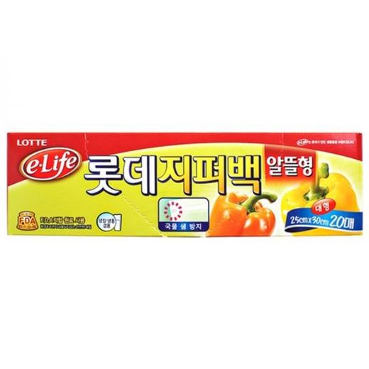 乐天密封袋(25cmx30cmx20枚)롯데 지퍼백 商品图0