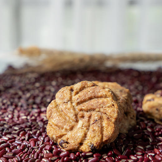赤小豆薏米燕麦饼粗粮饼饱腹早晚代餐休闲零食240g/袋 商品图1