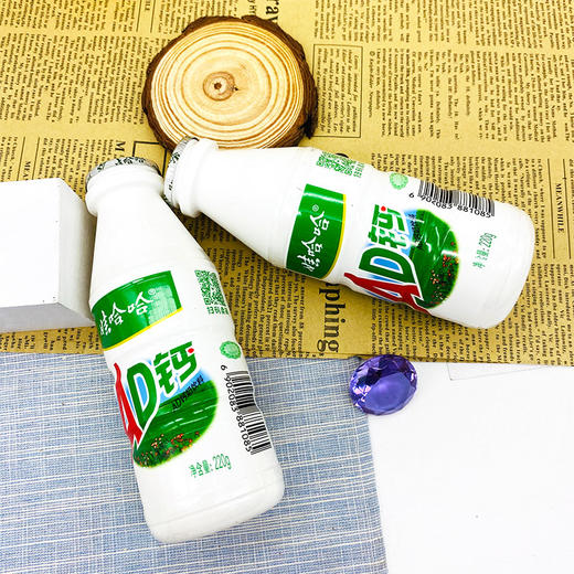 娃哈哈ad钙奶220g瓶牛奶风味饮料儿童哇哈哈乳酸甜奶 商品图2