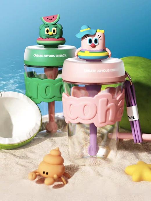 悠哈小不点海岛假日吸管水杯 商品图6