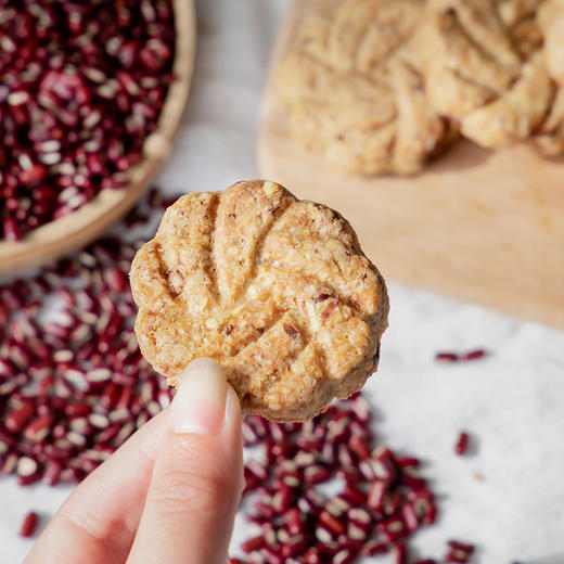 赤小豆薏米燕麦饼粗粮饼饱腹早晚代餐休闲零食240g/袋 商品图4