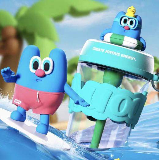 悠哈小不点海岛假日吸管水杯 商品图10