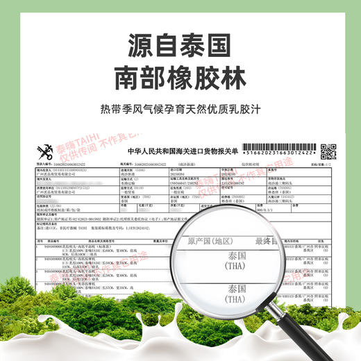 泰嗨TAIHI 93%天然乳胶枕 护颈枕 透气枕 泰国原装进口 人体工学设计 商品图5