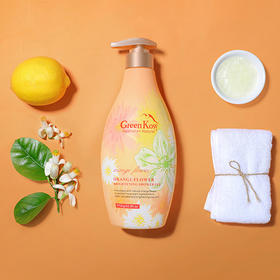 【福利购】700g绿色溪谷橙花亮肤沐浴露 细腻泡沫 净爽肌肤
