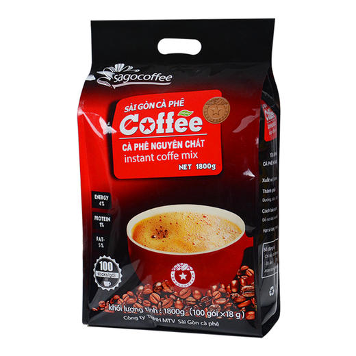 西贡原味1800克100条速溶三合一咖啡 商品图2