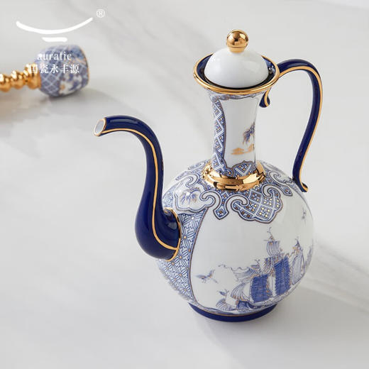 【国瓷·永丰源】四海升平 10头酒具白酒杯套 商品图3