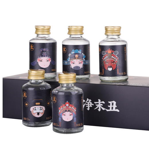 [生旦净末丑]52度5小瓶-品鉴青小乐-浓香型白酒小酒小瓶装-100ml*5瓶 商品图1