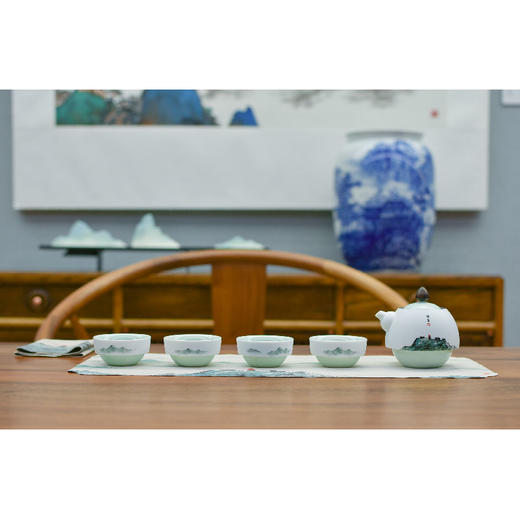 羽诗制造出品 自在高原套装茶具茶巾文创礼盒 商品图1