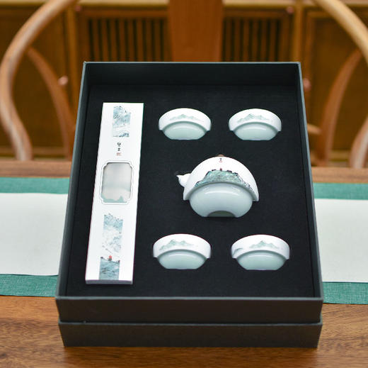 羽诗制造出品 自在高原套装茶具茶巾文创礼盒 商品图5