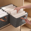 布艺百搭可折叠加厚灰色阳离子收纳盒手提式收纳筐收纳箱 商品缩略图1