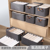 布艺百搭可折叠加厚灰色阳离子收纳盒手提式收纳筐收纳箱 商品缩略图0