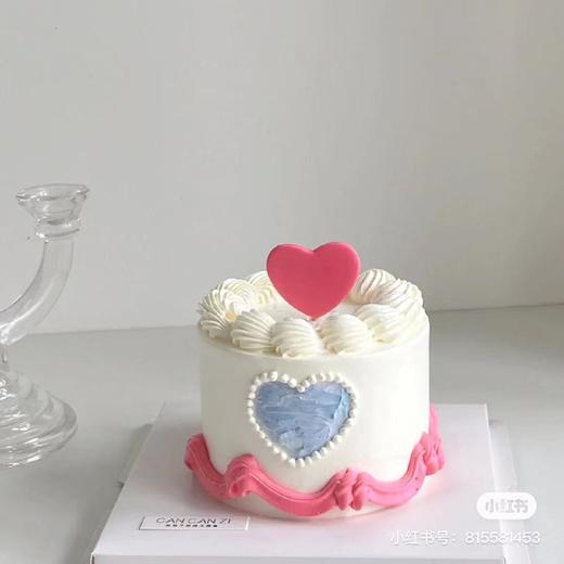 520粉色爱心裱花 商品图0