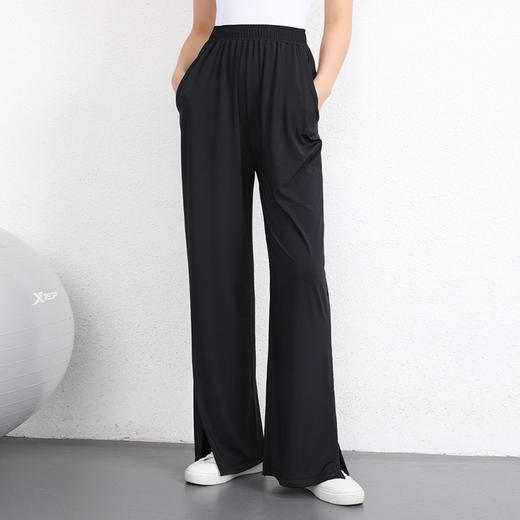 跃牌【健舞健美】系列新款夏季冰感防晒宽松直筒阔腿裤 6807 商品图2