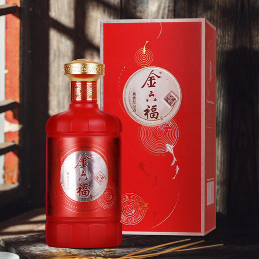 [金六福天赐鸿运]50.8度-兼香型固态法白酒整箱6瓶带礼袋批发送礼酒 商品图5