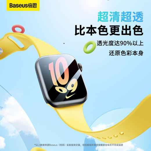 【8月会员秒杀】倍思 纳米微晶系列 水凝膜 For AP Watch 4代/5代/6代/SE/SE  双片装 商品图2