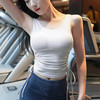 跃牌【健舞健美】系列一体式带胸垫无袖跑步训练健身瑜伽背心8309（可拆胸垫） 商品缩略图4