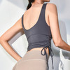 跃牌【健舞健美】系列一体式带胸垫无袖跑步训练健身瑜伽背心8309（可拆胸垫） 商品缩略图0