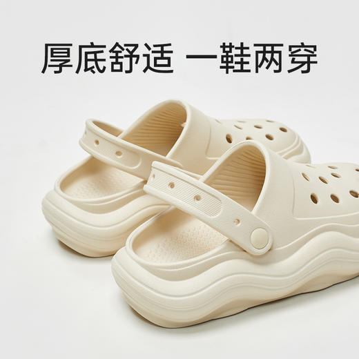 优调UXT1200波浪底洞洞凉鞋 商品图3