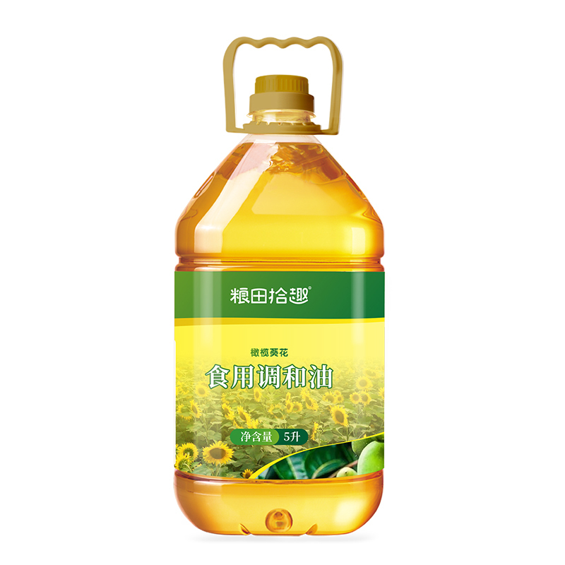【恩施】粮田拾趣大豆葵花籽橄榄食用调和油5L