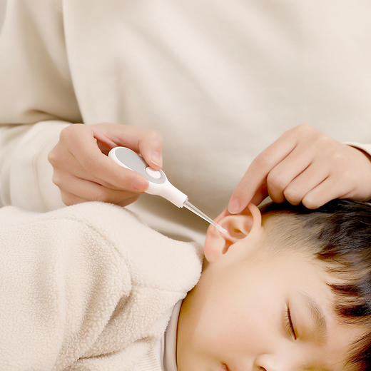 FaSoLa 发光挖耳勺 婴儿儿童软头掏耳朵神器硅胶带灯可视安全套装 商品图2