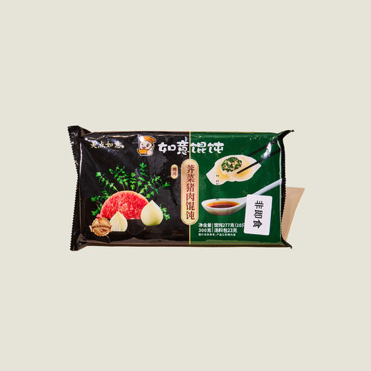 如意芥菜猪肉馄饨 300g 商品图0